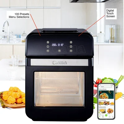 Qana – four à Air chaud multifonctionnel de grande capacité, 12 L, sans huile, friteuse électrique numérique, avec gril, vente en gros